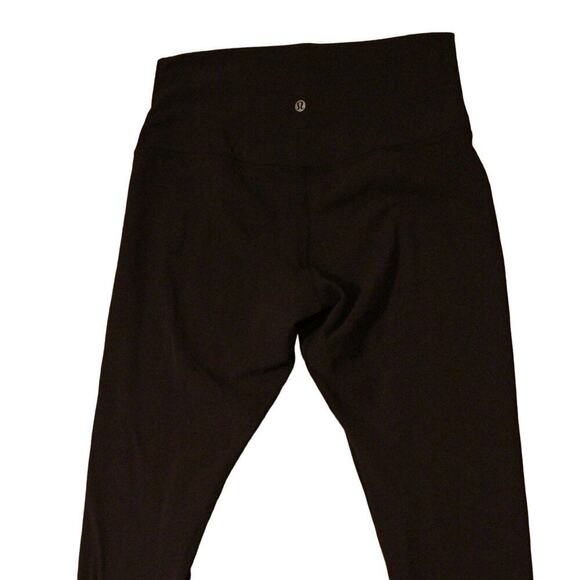 Lululemon dark purple leggings size 10 stretch athletic active running yoga - Picture 3 of 5